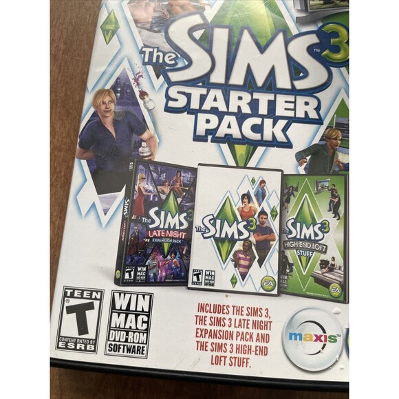 Sims 3: Starter Pack (Windows/Mac, 2013) Software DVD-ROM Very nice condition - Picture 2 of 15